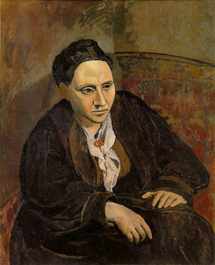 Getrud Stein portr&auml;tterad av Pablo Picasso